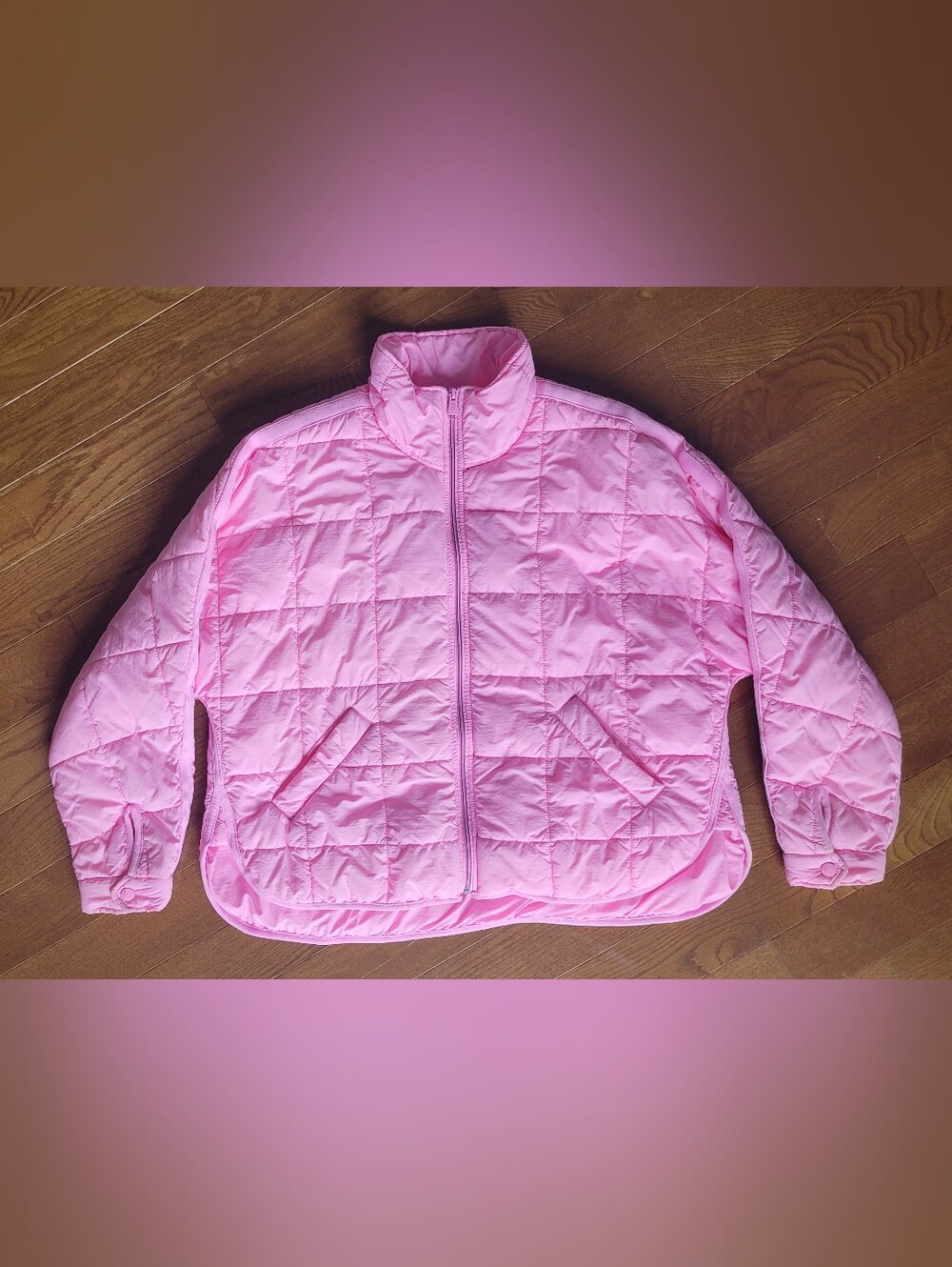 Free People Pippa Pink Puffer Jacket. Size S - Picture 15 of 15